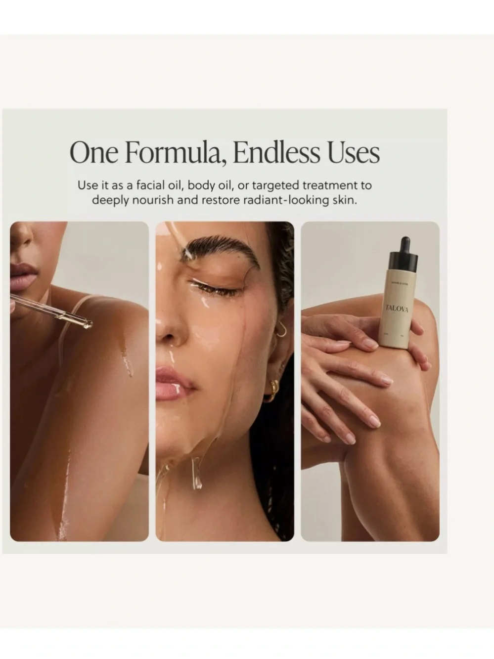Botanical Elixir - Beige Body Oil & Moisturizer